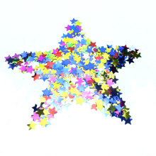 Customized Metallic Shape Table Confetti with Multi-color Star